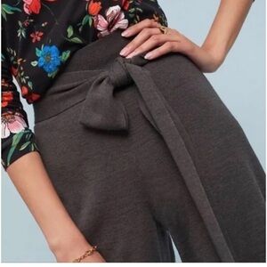 Anthropologie Moth Tie Waist Culottes Pants